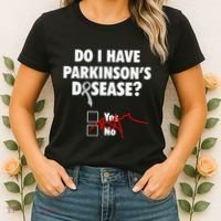 Funny Parkinsons Disease Awareness Yes No Gift Warrior Survivor Women's T-Shirt thumb 2