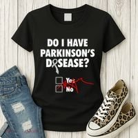 Funny Parkinsons Disease Awareness Yes No Gift Warrior Survivor Women's T-Shirt thumb 3