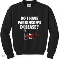 Funny Parkinsons Disease Awareness Yes No Gift Warrior Survivor Kids Sweatshirt thumb 0