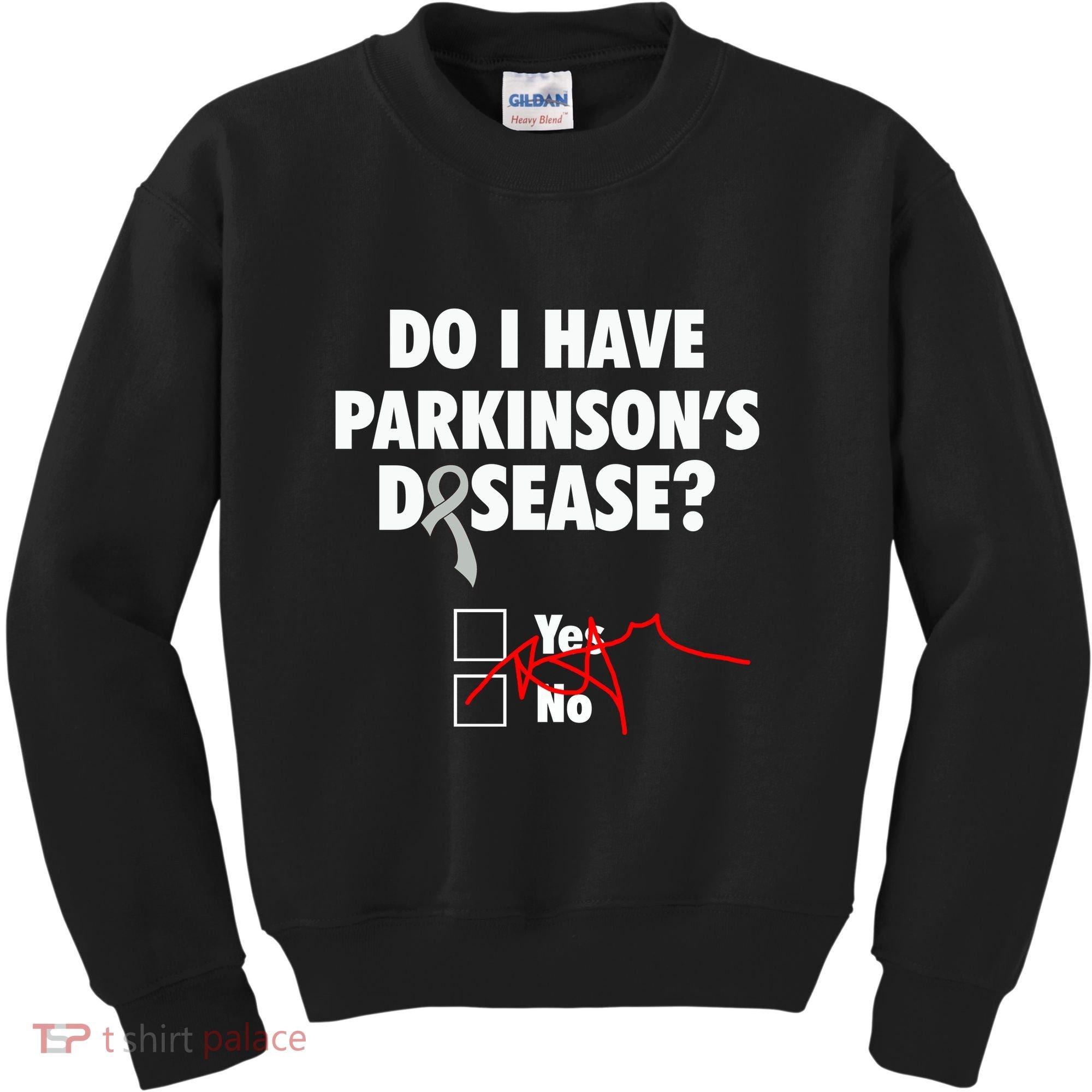 Funny Parkinsons Disease Awareness Yes No Gift Warrior Survivor Kids Sweatshirt