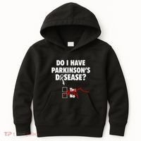 Funny Parkinsons Disease Awareness Yes No Gift Warrior Survivor Kids Hoodie thumb 0