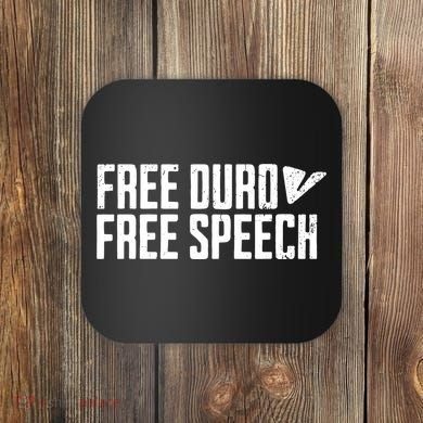 Free Pavel Durov Telegram Free Speech Coaster