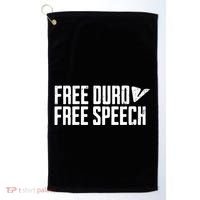 Free Pavel Durov Telegram Free Speech Golf Towel thumb 0