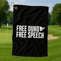 Free Pavel Durov Telegram Free Speech Golf Towel thumb 1