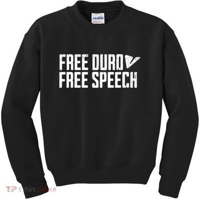 Free Pavel Durov Telegram Free Speech Kids Sweatshirt