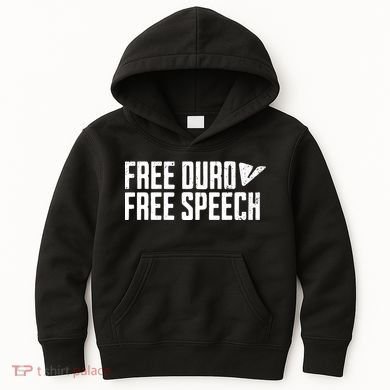 Free Pavel Durov Telegram Free Speech Kids Hoodie