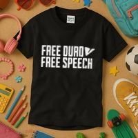 Free Pavel Durov Telegram Free Speech Kids T-Shirt thumb 3