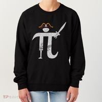 Funny Pi Day Pi Rate Science & Math Teacher Happy Pi Day Women's Sweatshirt thumb 0