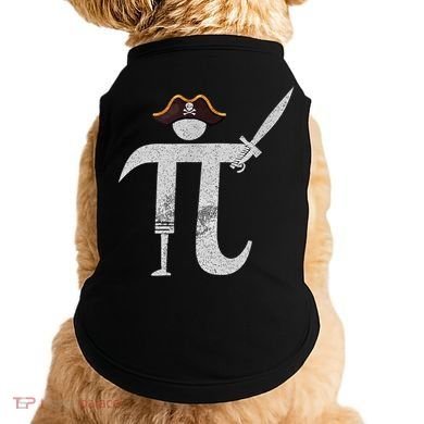 Funny Pi Day Pi Rate Science & Math Teacher Happy Pi Day Doggie Tank