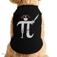 Funny Pi Day Pi Rate Science & Math Teacher Happy Pi Day Doggie Tank thumb 0