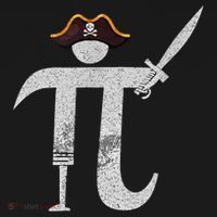 Funny Pi Day Pi Rate Science & Math Teacher Happy Pi Day Doggie Tank thumb 4