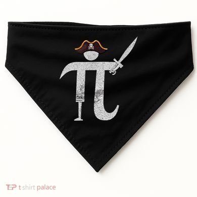 Funny Pi Day Pi Rate Science & Math Teacher Happy Pi Day USA-Made Doggie Bandana