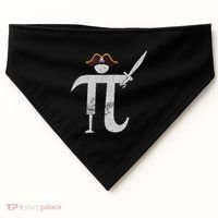 Funny Pi Day Pi Rate Science & Math Teacher Happy Pi Day USA-Made Doggie Bandana thumb 0