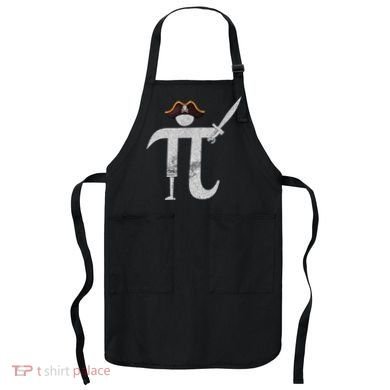 Funny Pi Day Pi Rate Science & Math Teacher Happy Pi Day Apron