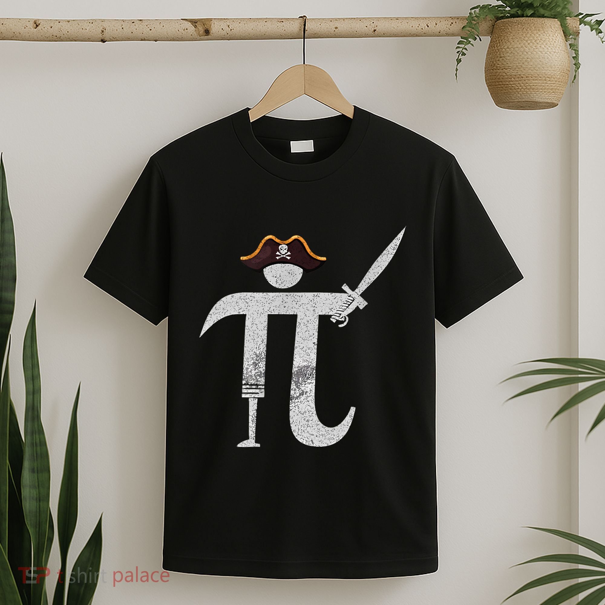 Funny Pi Day Pi Rate Science & Math Teacher Happy Pi Day T-Shirt