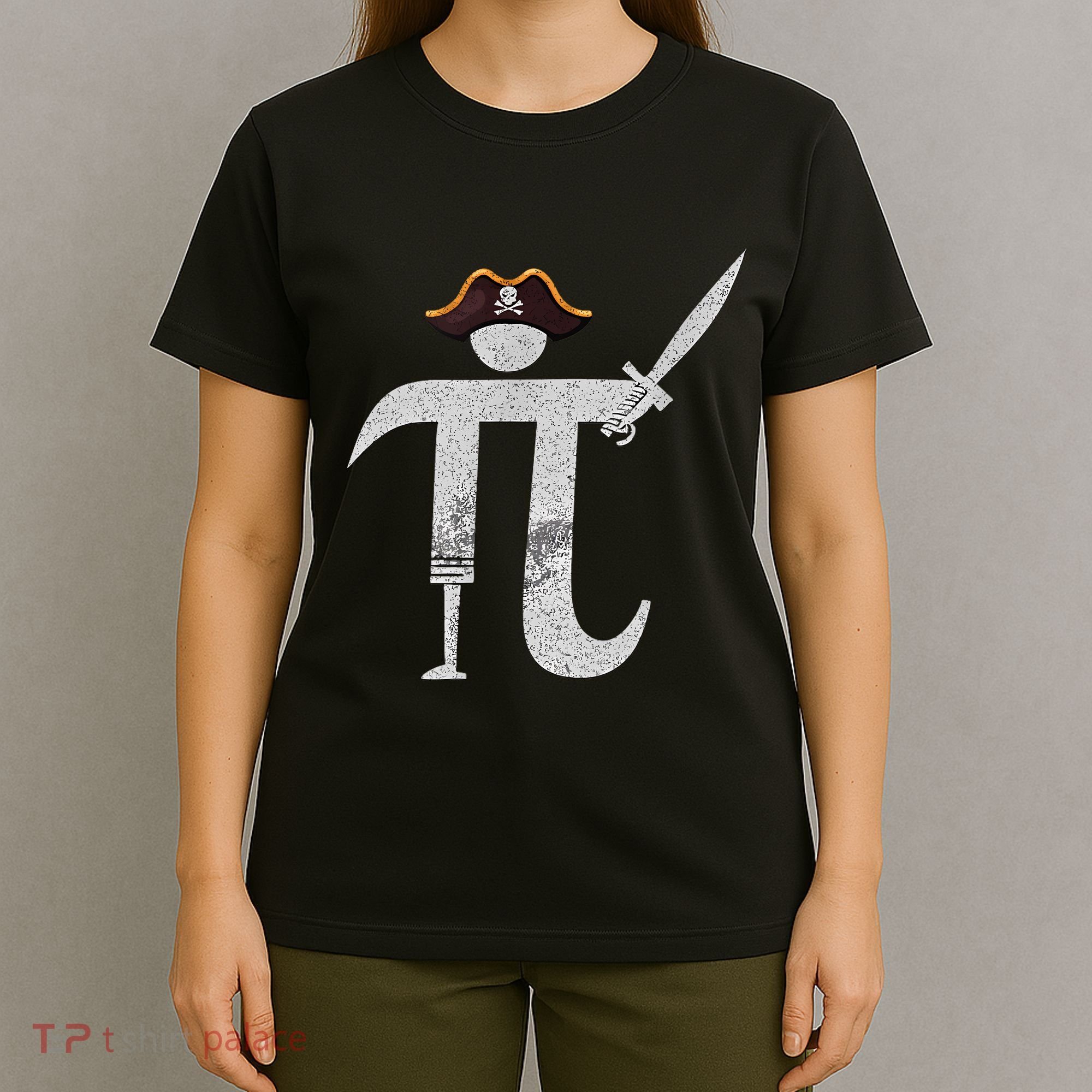 Funny Pi Day Pi Rate Science & Math Teacher Happy Pi Day T-Shirt