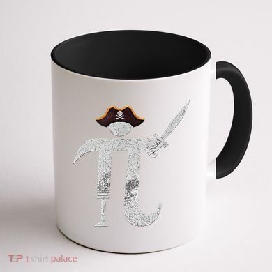 Funny Pi Day Pi Rate Science & Math Teacher Happy Pi Day Coffee Mug back
