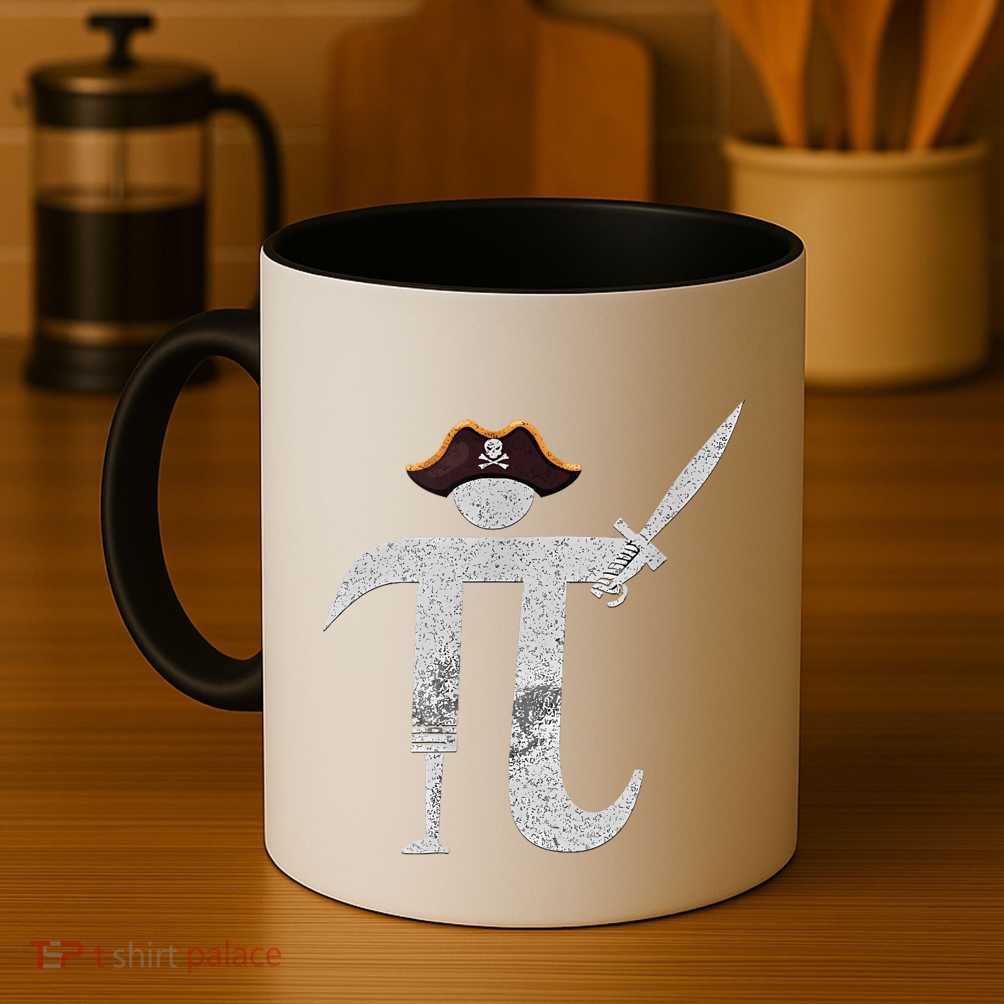Funny Pi Day Pi Rate Science & Math Teacher Happy Pi Day Coffee Mug