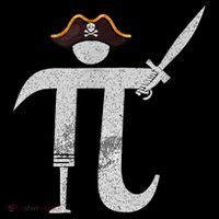 Funny Pi Day Pi Rate Science & Math Teacher Happy Pi Day Ornament thumb 1