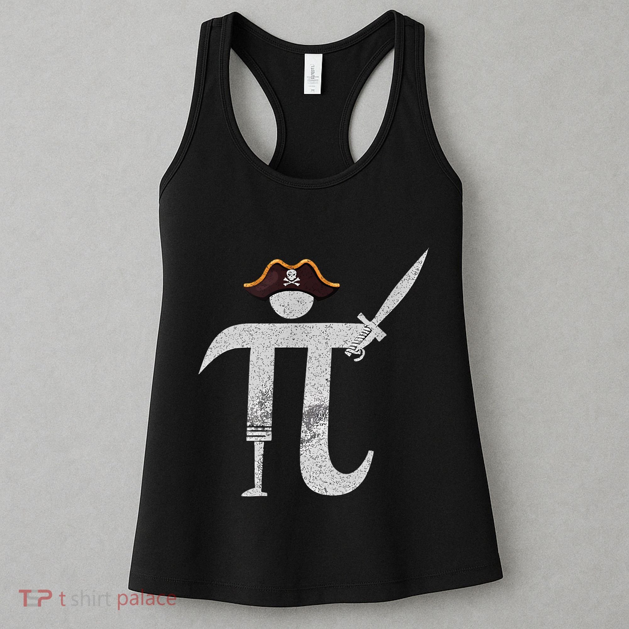 Funny Pi Day Pi Rate Science & Math Teacher Happy Pi Day Women's Tank Top
