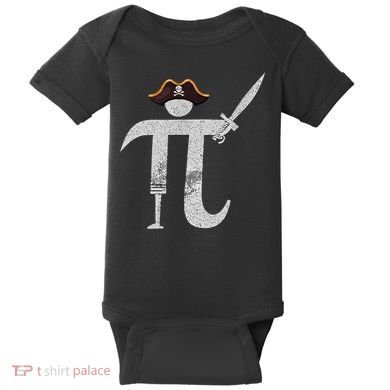 Funny Pi Day Pi Rate Science & Math Teacher Happy Pi Day Baby Bodysuit