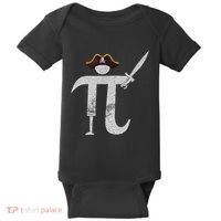 Funny Pi Day Pi Rate Science & Math Teacher Happy Pi Day Baby Bodysuit thumb 0