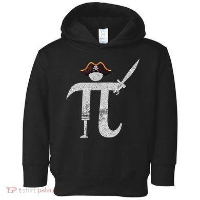 Funny Pi Day Pi Rate Science & Math Teacher Happy Pi Day Toddler Hoodie