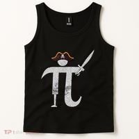 Funny Pi Day Pi Rate Science & Math Teacher Happy Pi Day Tank Top thumb 2