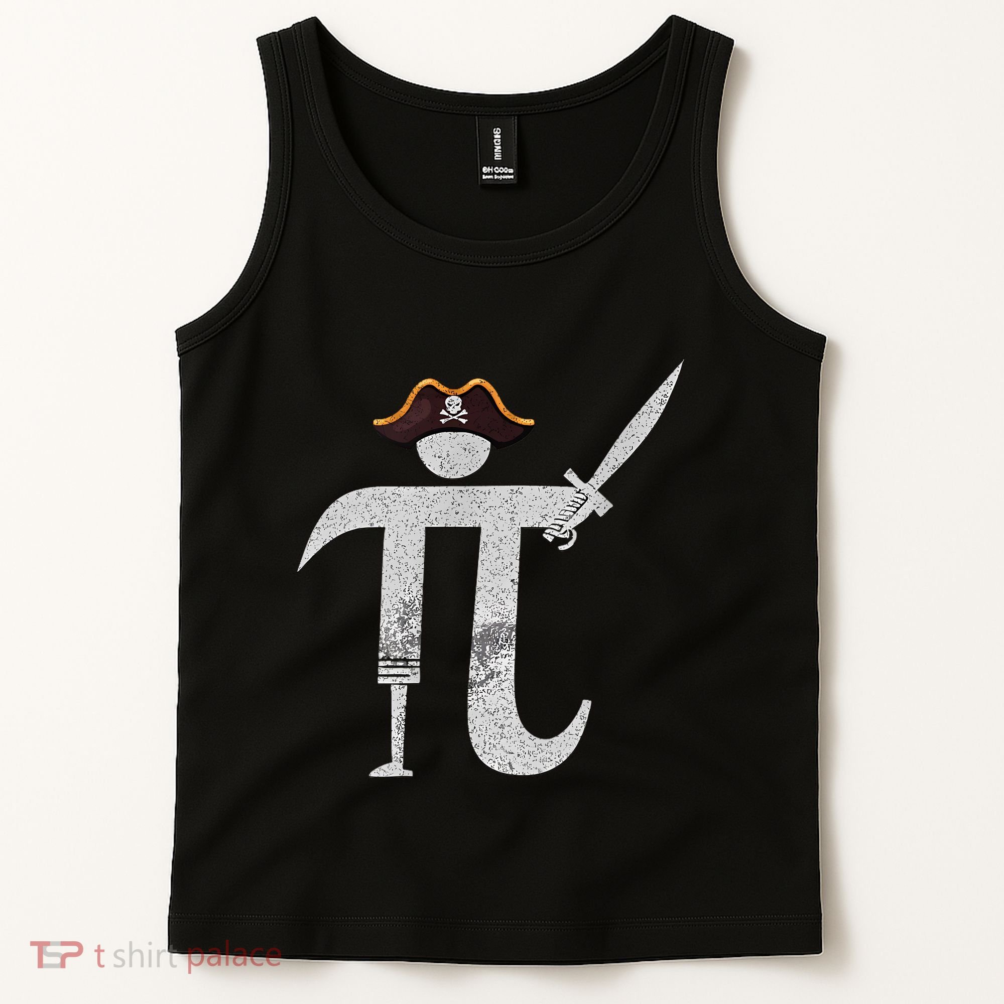 Funny Pi Day Pi Rate Science & Math Teacher Happy Pi Day Tank Top