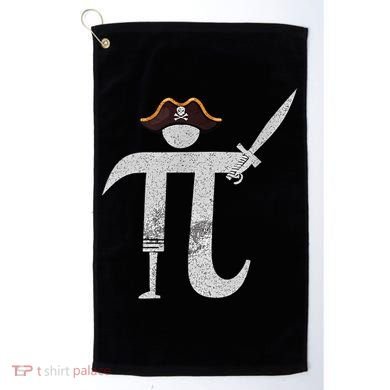 Funny Pi Day Pi Rate Science & Math Teacher Happy Pi Day Golf Towel