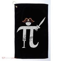Funny Pi Day Pi Rate Science & Math Teacher Happy Pi Day Golf Towel thumb 0