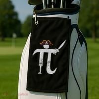 Funny Pi Day Pi Rate Science & Math Teacher Happy Pi Day Golf Towel thumb 2