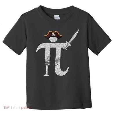 Funny Pi Day Pi Rate Science & Math Teacher Happy Pi Day Toddler T-Shirt