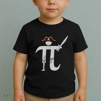 Funny Pi Day Pi Rate Science & Math Teacher Happy Pi Day Toddler T-Shirt thumb 2