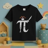 Funny Pi Day Pi Rate Science & Math Teacher Happy Pi Day Toddler T-Shirt thumb 3