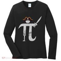Funny Pi Day Pi Rate Science & Math Teacher Happy Pi Day Women's Long Sleeve Shirt thumb 0