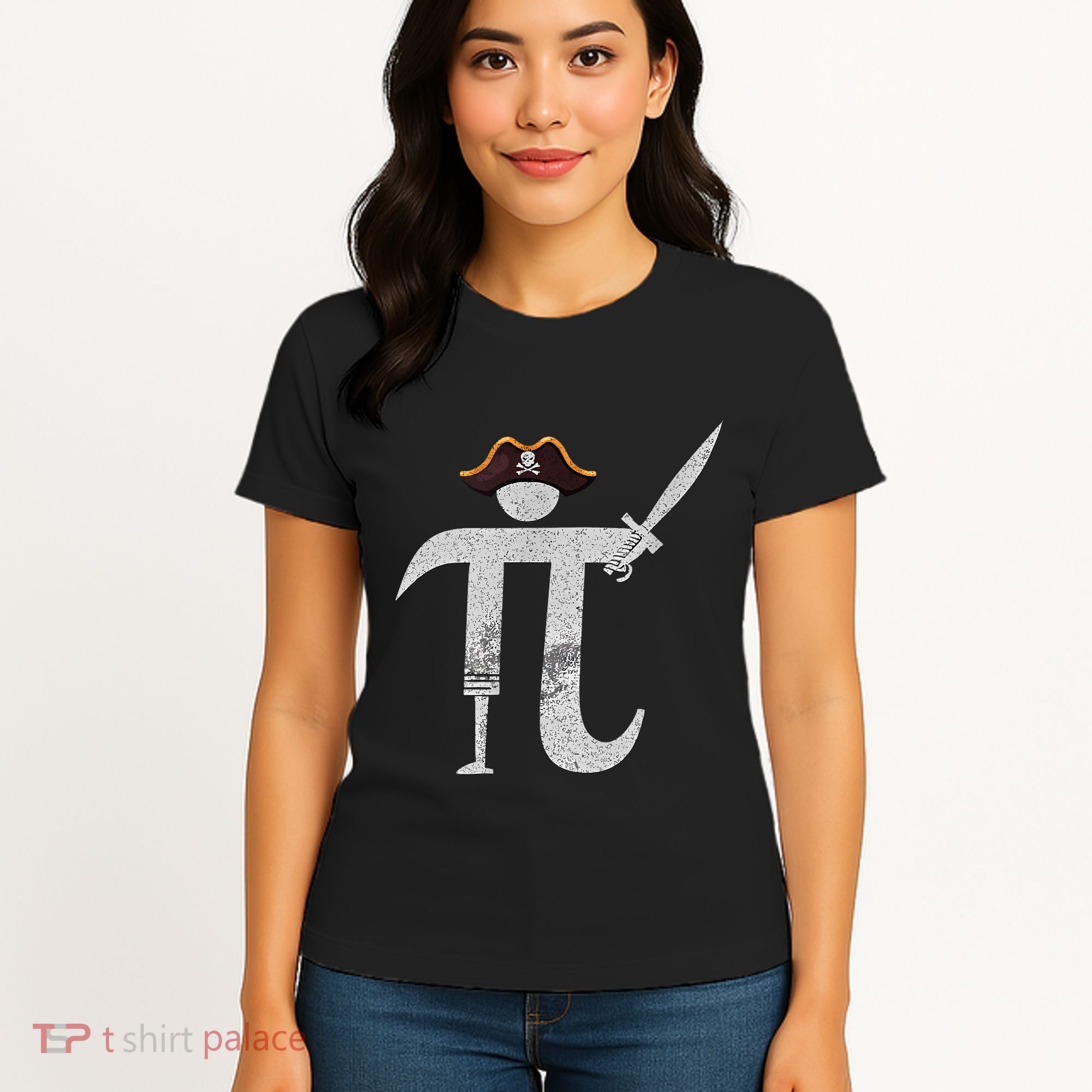 Funny Pi Day Pi Rate Science & Math Teacher Happy Pi Day Women's T-Shirt