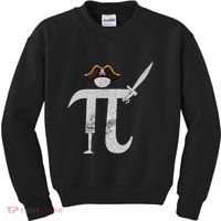 Funny Pi Day Pi Rate Science & Math Teacher Happy Pi Day Kids Sweatshirt thumb 0