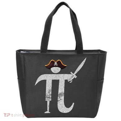 Funny Pi Day Pi Rate Science & Math Teacher Happy Pi Day Tote Bag