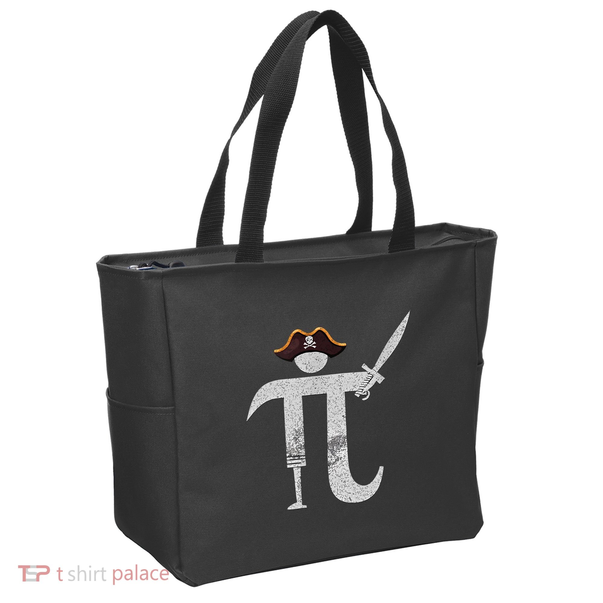 Funny Pi Day Pi Rate Science & Math Teacher Happy Pi Day Tote Bag