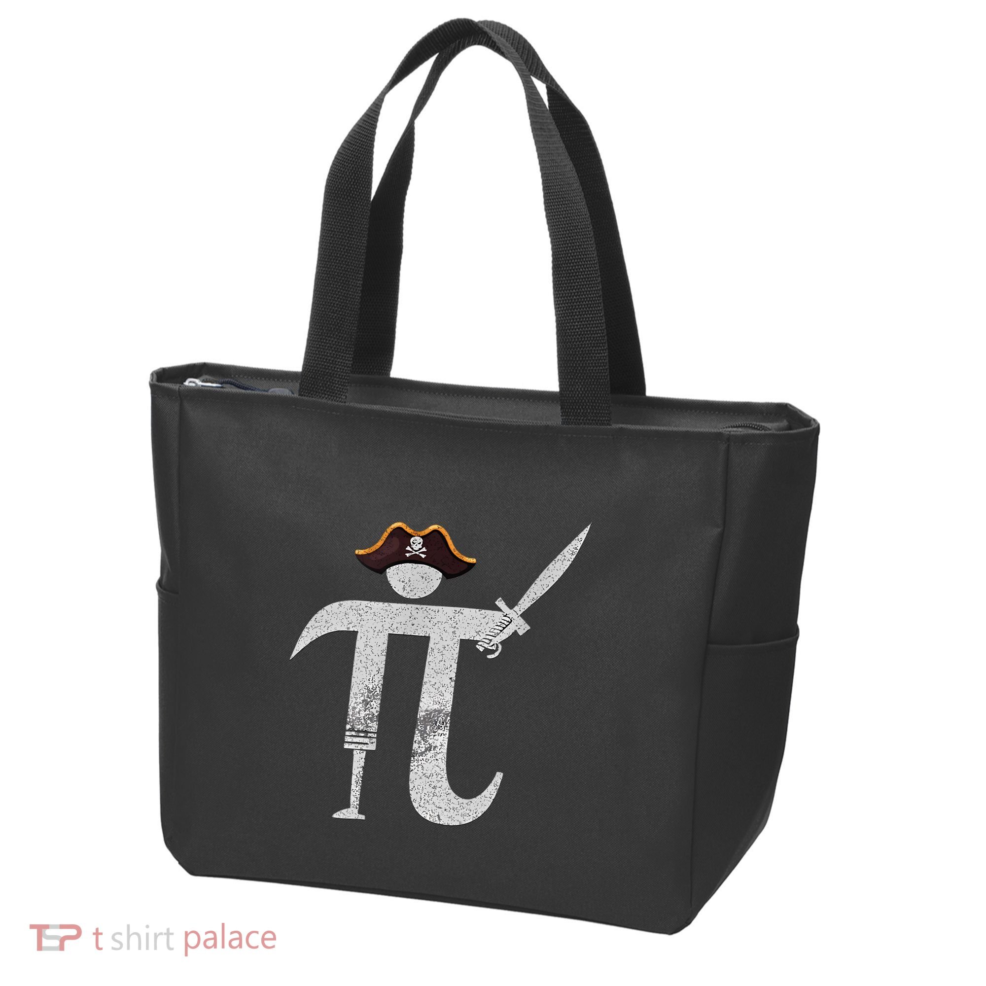 Funny Pi Day Pi Rate Science & Math Teacher Happy Pi Day Tote Bag