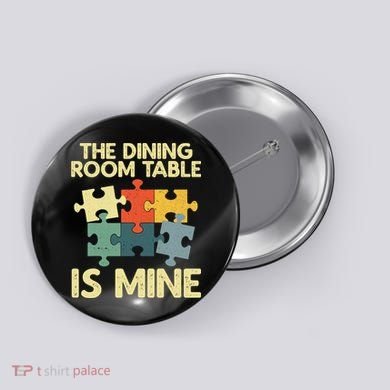 Funny Puzzle Design For Jigsaw Puzzle Lover Button