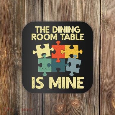 Funny Puzzle Design For Jigsaw Puzzle Lover Coaster