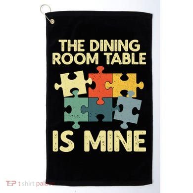 Funny Puzzle Design For Jigsaw Puzzle Lover Golf Towel