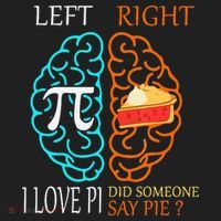 Funny Pi Day Left Vs Right Brain Pie Math Geek Beanie thumb 2