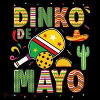 Funny Pickleball Dinko De Mayo Cinco De Mayo Backpack thumb 2