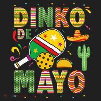 Funny Pickleball Dinko De Mayo Cinco De Mayo Beanie thumb 2
