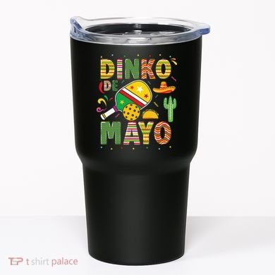 Funny Pickleball Dinko De Mayo Cinco De Mayo Tumbler