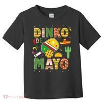 Funny Pickleball Dinko De Mayo Cinco De Mayo Toddler T-Shirt thumb 0