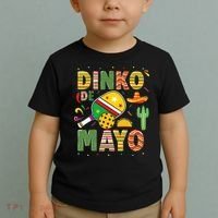 Funny Pickleball Dinko De Mayo Cinco De Mayo Toddler T-Shirt thumb 2